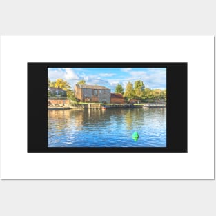 The Thames At Wallingford Impressionist Style Posters and Art